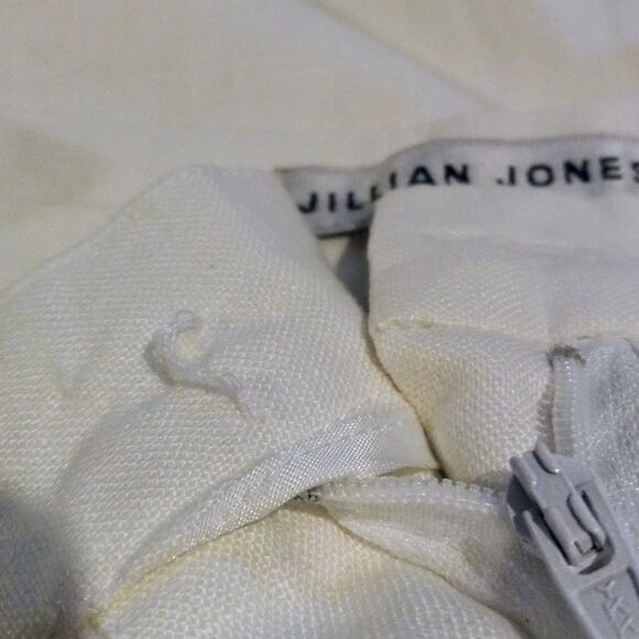 Jillian Jones Linen Straight Leg Pants-Size 8-Lined-Pockets-High Rise-Lagenlook - Picture 7 of 10